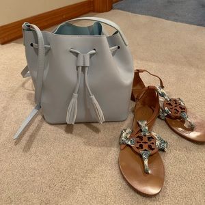 BLUE J. Crew bucket bag!!